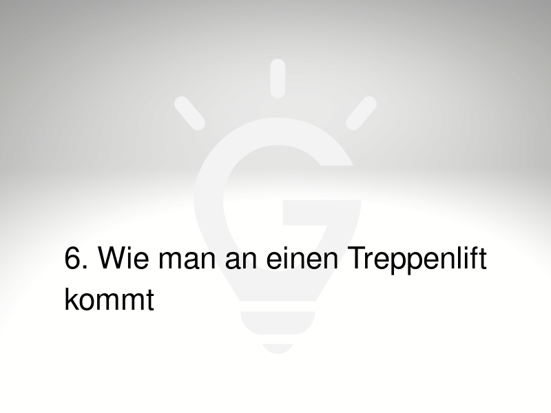 Treppenlift Kosten